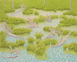 Pond Margin • 22x18  • 2010