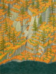 Spring Quarry • 2010 • 18x24 • casein on panel