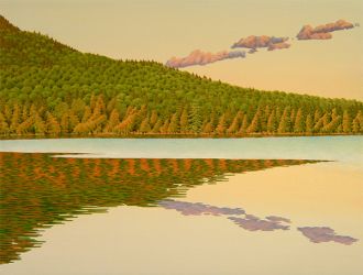 Sunset At Norway Point • 18x24 • 2011
