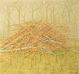 Winters Work 2021 gouache on paper